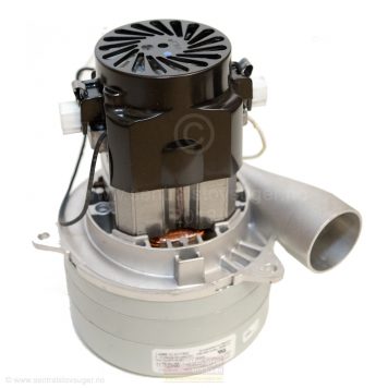 Motor for sentralstøvsugere med 3-stegs turbin med konsentrert utblåsning 14,5cm