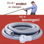 Skjøteslange med 24V styrestrøm for slange med bryter