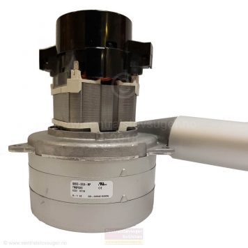 Motor for Cyclo Vac sentralstøvsugere GX711/DL711/H715/E715 m.fl. 3-stegs turbin med konsentrert utblåsning 14,5cm